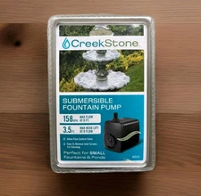 *New CreekStone Submersible 158 GPH 3.5 ft. Small Fountain Pump