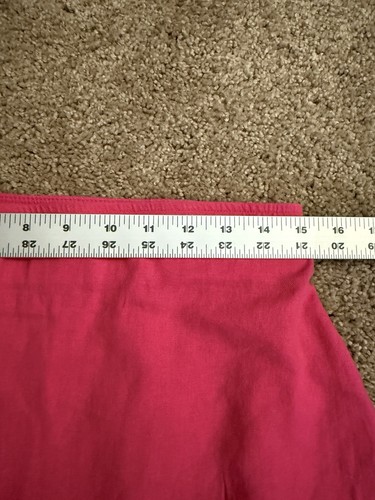 Old Navy Rock Damen Größe Medium Hot Pink Aline Mini Röhre dehnbar Leinen Viskose - Bild 8 von 8