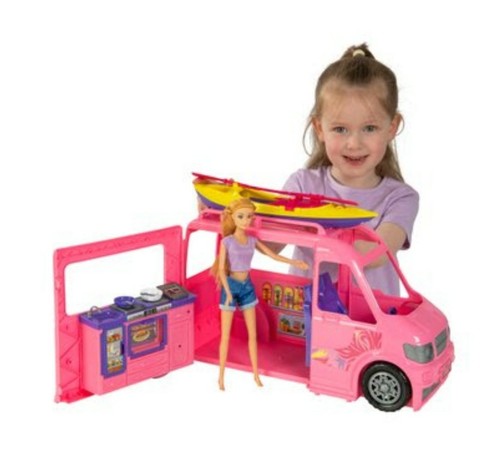 ENSEMBLE CAMPING CAR VACANCES AVEC POUPEES ET ACCESSOIRES - Picture 2 of 7