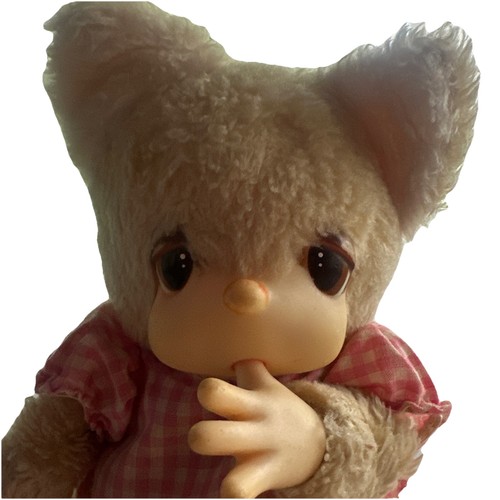 Vestido De Colección Russ Berrie Felicia Felpa Chupar Dedos Años 70 Oso de Peluche Rosa Guinga - Imagen 2 de 17