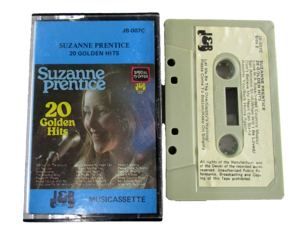 Suzanne Prentice 20 Golden Hits and God In The Country VTG Cassette Tapes Tested - Image 3 of 4