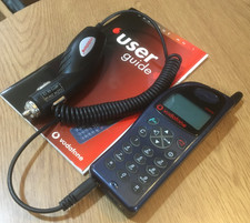VINTAGE VODAONE GSM/MN-1 UNTESTED WITH CAR CHARGER AND MANUAL