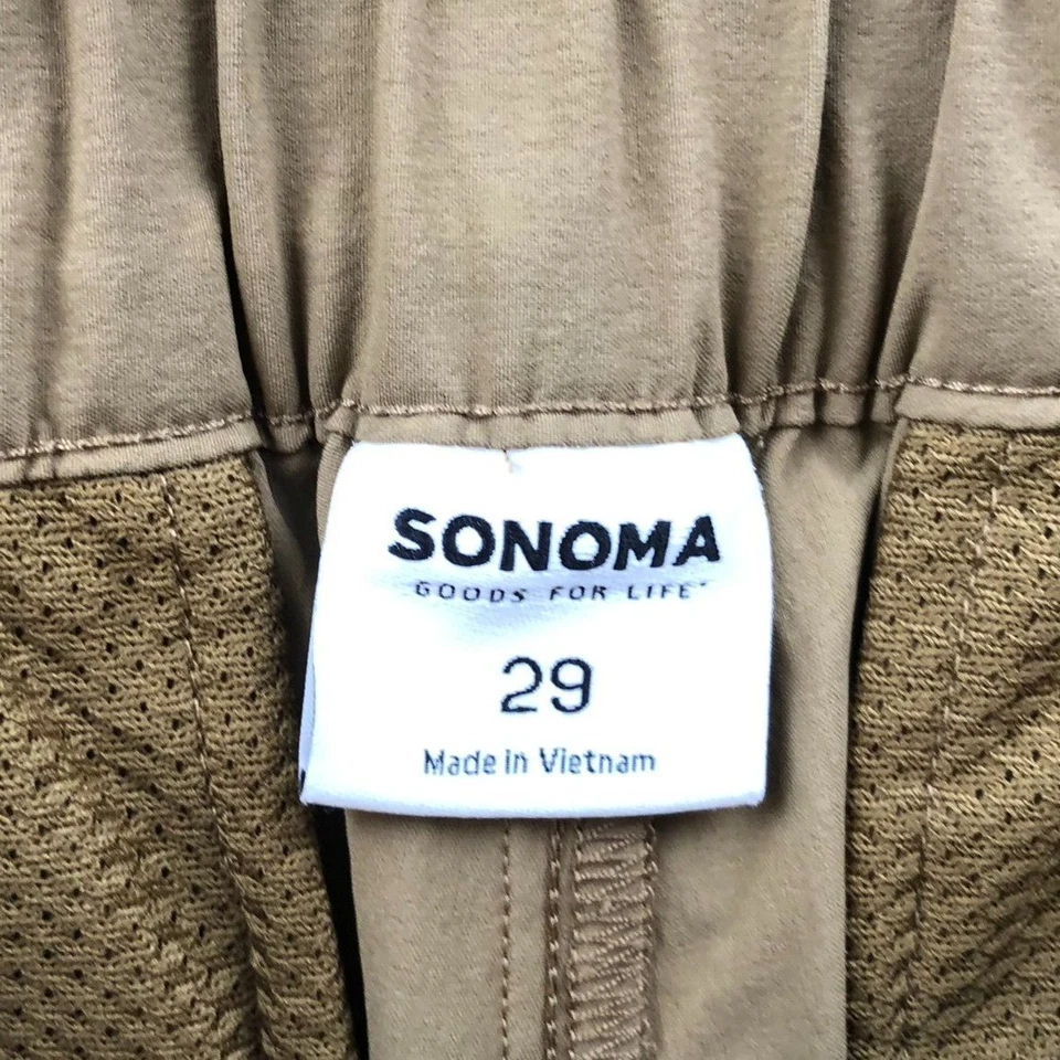 Sonoma Womens Cargo Shorts Size 29 Lot Of Two Elastic Waist Outdoors Summer - Image 4 of 4