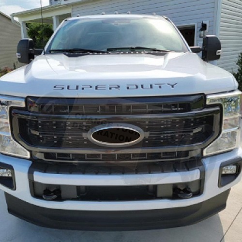2017-2022 Raised Front Hood Insert Letter For F-250 F-350 Super Duty Accessories - Foto 2 di 6