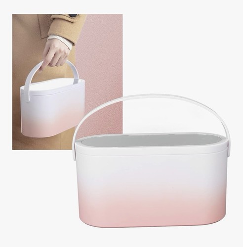 Tragbarer rosa LED Schminkkoffer NEU - Bild 5 von 5