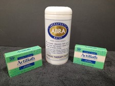 JERGENS ACTIBATH 1990 Carbonated Bath Tablets 1.75 Oz w/ BONUS ABRA Bath Therapy