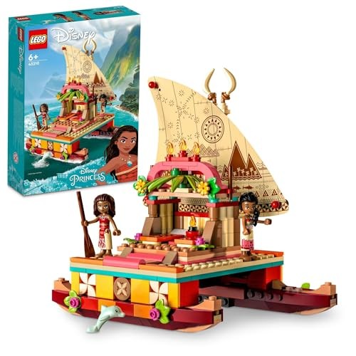 LEGO Disney Princesse Moana et le bateau d'aventure 43210 bloc jouet prince présent - Photo 1/9
