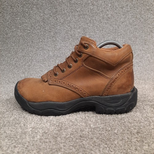 Twisted X All Around Boots Women Size 8 M Brown Black Work Leather Ankle Western - Picture 4 of 11