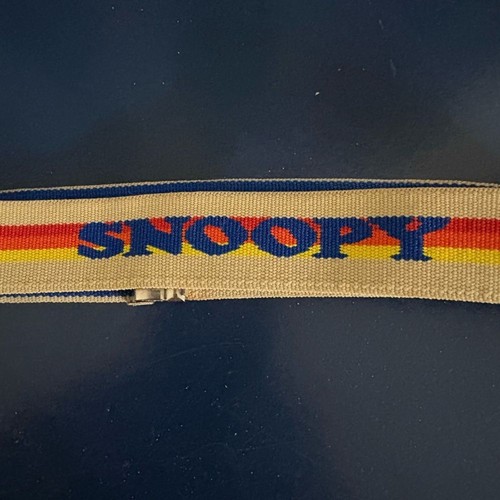 Vintage 50er Jahre Snoopy Gürtel mit mehrfarbigem Design passt 24”-46” - Bild 2 von 3