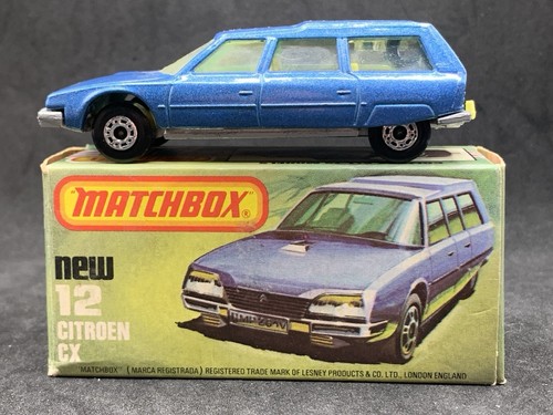 Matchbox Superfast MB12-D: Citroen CX (MINT) in Type L Box - Picture 1 of 7