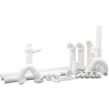 PlumbCraft 27PC Sink Drain Repair Kit 7027010N Pipes  Assembly by Waxman