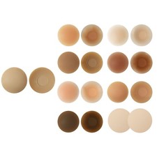 1Pairs Womens Invisible Silicone Ultra-thin Adhesive-free Double Nipple Covers
