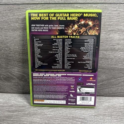 Mint💿! Guitar Hero: Smash Hits Complete CIB w/ Manual Microsoft Xbox 360 - Picture 8 of 10