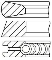 Goetze Motor 08-427400-00 Kolbenringsatz FüR Freightliner Mercedes-Benz
