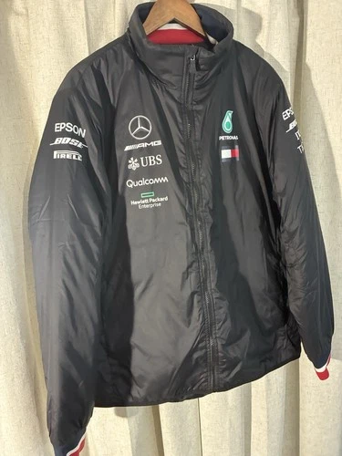 Mercedes-AMG Motorsport Petronas Full Zip F1 Team Softshell Puffer Jacket XXL image 3