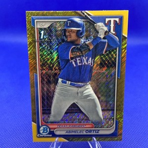 2024 Bowman Chrome Abimelec Ortiz #BCP-16 Gold Shimmer Refractor /50 (RC)