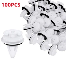 100Pcs Car Door Trim Panel Retainer Clips Bumper Fastener Rivet Clips for BMW US