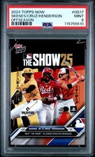 Skenes/Cruz/Henderson PSA9 2024 Topps Now Offseason #OS17