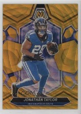 2024 Panini Mosaic Gold Wave Mosaic Prizm /17 Jonathan Taylor #93