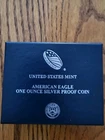 2021-W Proof $1 Type 1 American Silver Eagle Box, OGP & COA 21EA Free Shipping
