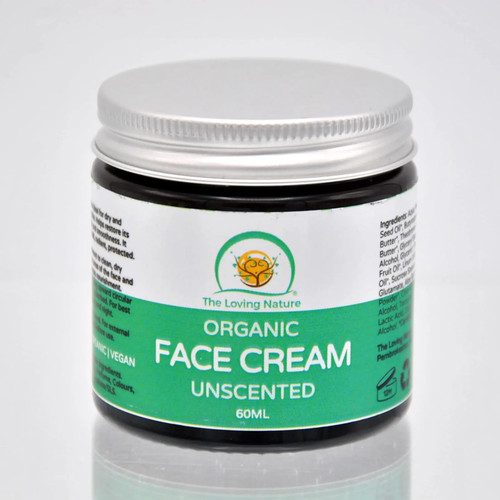 Organic Face Cream for Dry & Mature Skin. Unscented for Sensitive Skin - Picture 6 of 7
