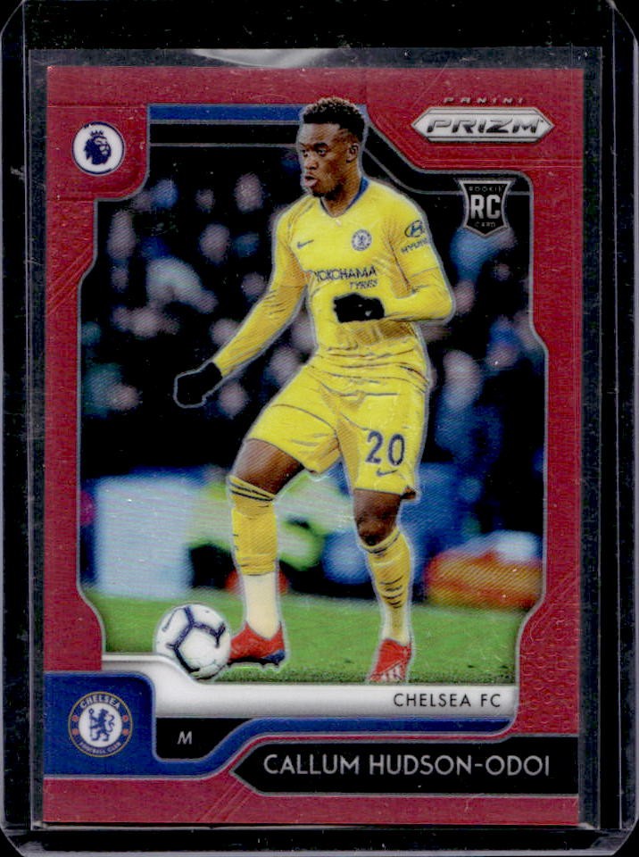 2019 Panini Prizm Premier League Callum Hudson-Odoi RC Red Rookie #65/149