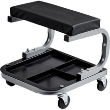 Mechanic Garage Stool 250lbs Rolling Creeper Shop Seat Under Car Tool Tray
