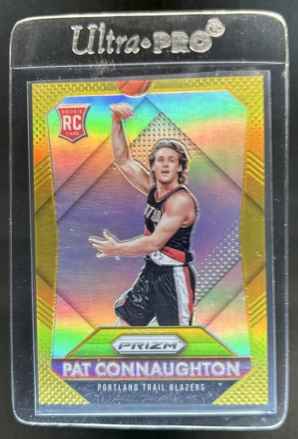 2015-16 Panini Prizm Pat Connaughton RC Gold Prizm Rookie #/10 Trail Blazers