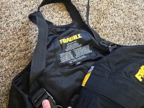 Frabill Jacke und Latzhose Eisangeln schwerer Anzug schwarz Gr. Herren 2XL - Bild 6 von 14