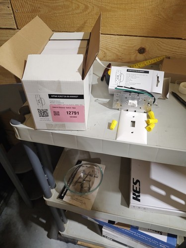 Katerra LUXDM600-08 Dimmschalter mit Platte, 10er Pack - Bild 1 von 6