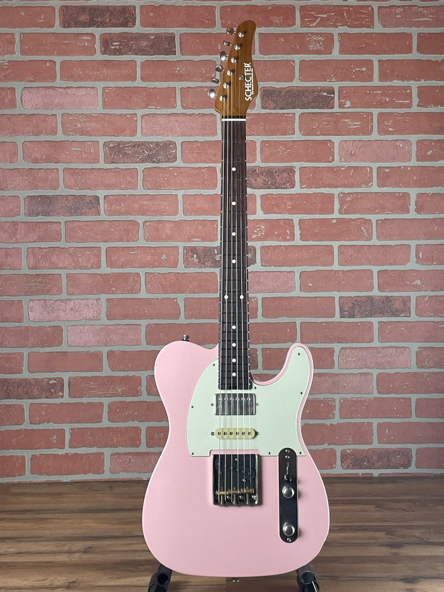 ギター Schecter USA California Custom s-pt Schecter USA PT Custom II Electric Guitar - Transparent