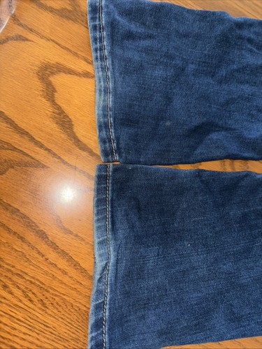 Benetton Karottenjeans Herren Größe 34 x 30 mittlere Waschung blau gebraucht, in einwandfreiem Zustand adrett - Bild 9 von 10