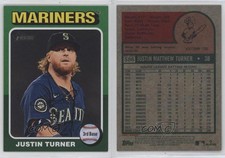 2024 Topps Heritage High Number Green Border Justin Turner #586