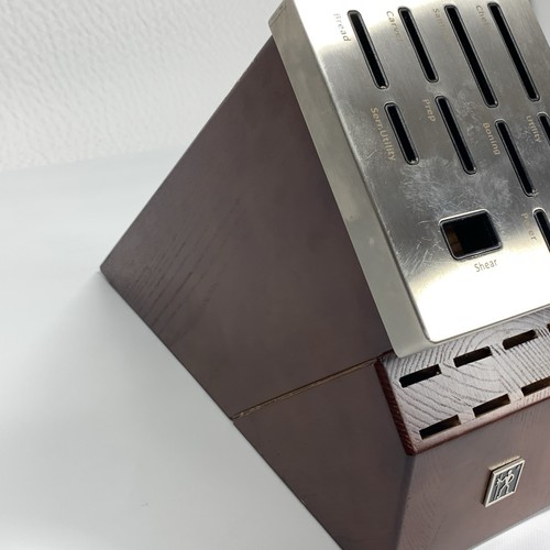 Henckels Self Sharpening Knife Block 19 Slots 02T193 10345-200 Block Only - Picture 7 of 15