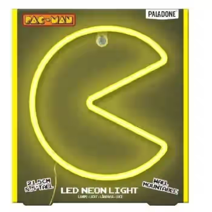 Pacman Wall Mounted LED Neon Light - Officially Licensed Paladone NEW Free Post