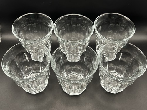 Juego de 6 vasos de vidrio transparente Duralex Picardie 8 oz Francia
