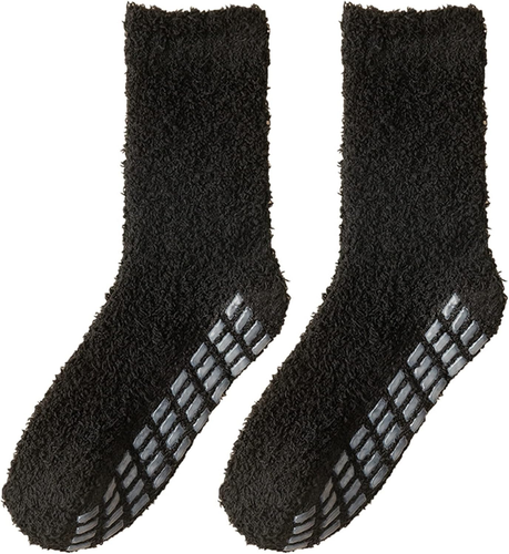 Flauschige Hüttenschuhe: rutschfest, warm, kuschelig, dick, Plüsch - Bild 2 von 12