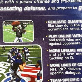 Sega Dreamcast NFL 2K2 - NEW SEALED Randy Moss Sega Sports 2001