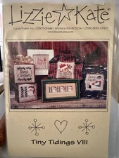 Lizzie Kate Tiny Tidings VIII  Christmas Cross Stitch Patterns