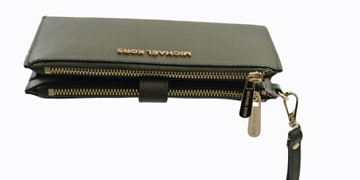 MICHAEL KORS MS582WGGTA100 関税送料込 Michael Kors Jet Set Travel Double Zip Wristlet Wallet
