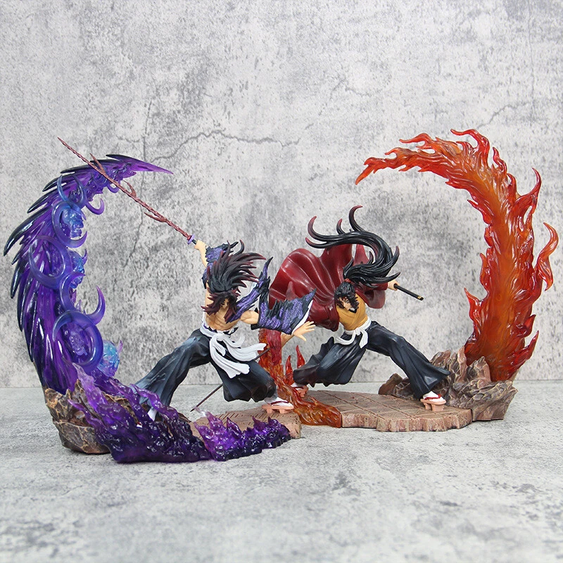 Demon Slayer Tsugikuni Yoriichi Kokushibo 23cm LED Figure Toy Collection Statue - Image 2 of 4