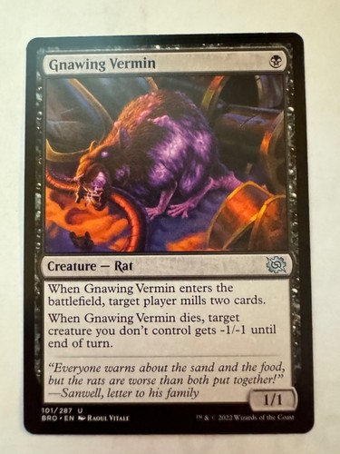 Mtg Brothers War Black/ Death cards Buy 2 Get 2 Free !!! - Picture 27 of 33