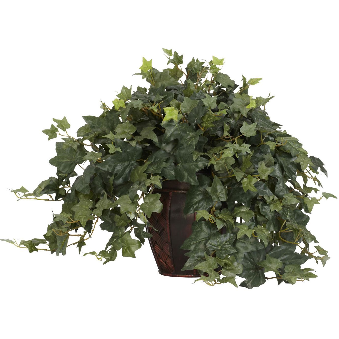 21 Puff Ivy Silk Plant w Decorative Vase 21 Puff Ivy Silk Plant w Decorative Vase
