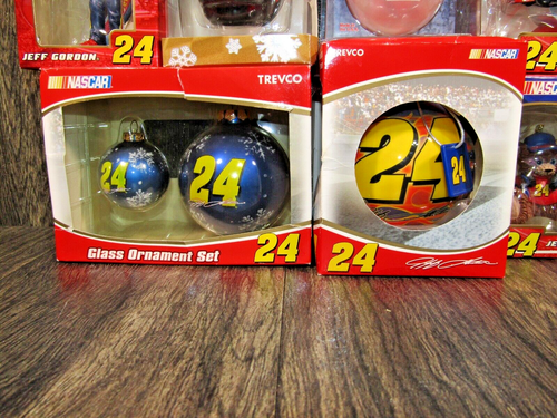 2008 NASCAR Jeff Gordon #24 Nine Christmas Ornaments Collectibles - Picture 5 of 21