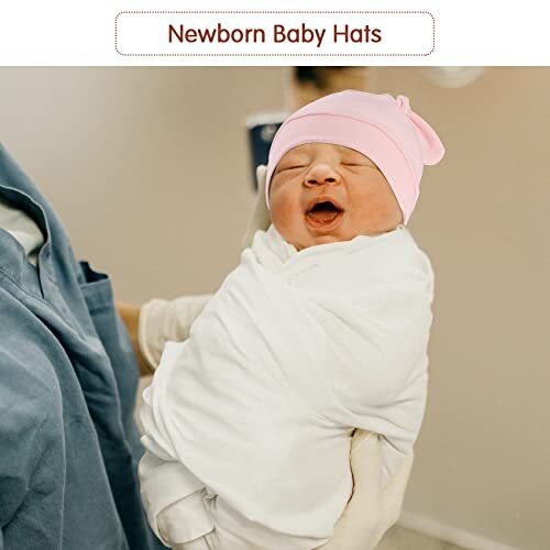 Newborn Baby Hat Mittens Soft 0-6 Months 01 Gray & White & Pink(hats&mittens) - Picture 6 of 6