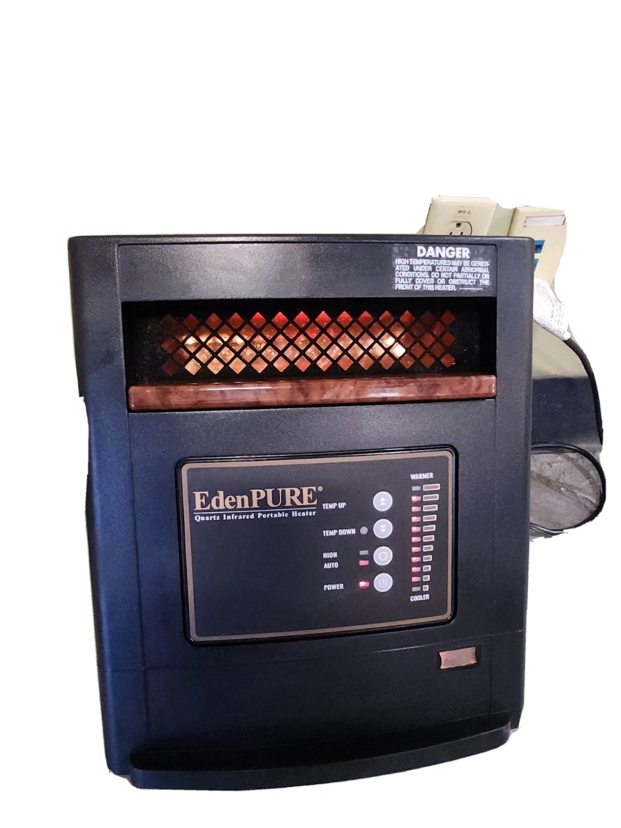 EDEN PURE USA1000 Quartz Infrared Portable Heater W/ Wheels A4188RTL No  Remote | eBay