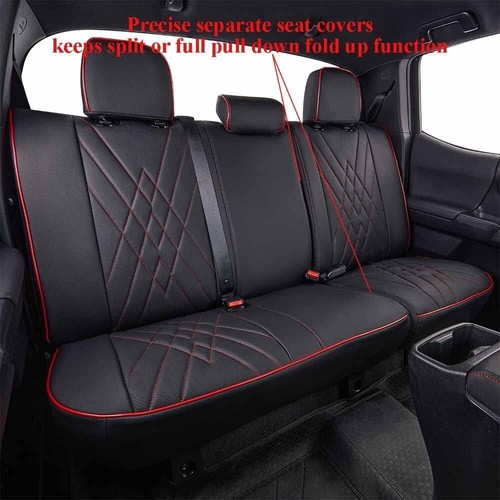 EKR Custom Fit Silverado Car Seat Cover for Chevrolet 2014-2025 Durable Leather - Picture 14 of 45