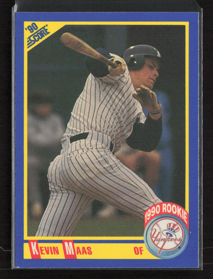 1990 Score #606 Kevin Maas New York Yankees Rookie