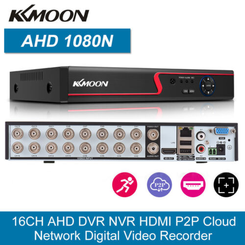 Grabadora de video digital híbrida KKmoon 4/8/16 CH 1080P CCTV AHD/ONVIF IP/analógica - Imagen 4 de 12