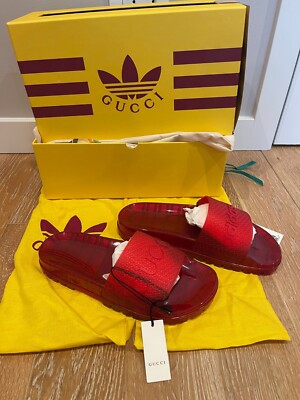 GUCCI プラットフォームスライドサンダル　35 Women's platform slide sandal in camel and dark brown maxi